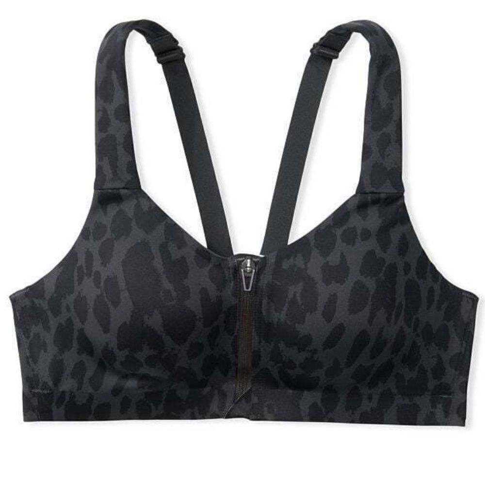 Victoria’s Secret knockout Maximum Support Front Close Sports Bra gray